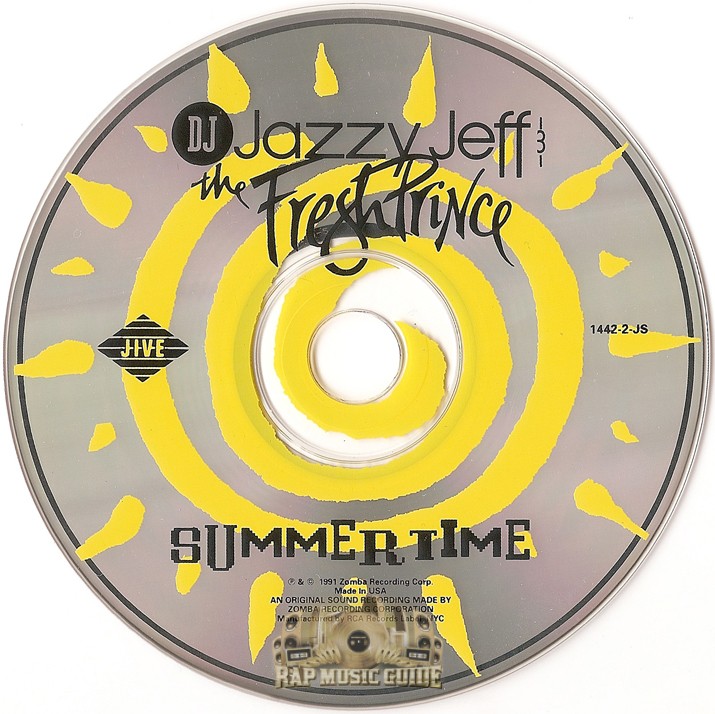 DJ Jazzy Jeff & The Fresh Prince Summertime Single. CD Rap Music Guide